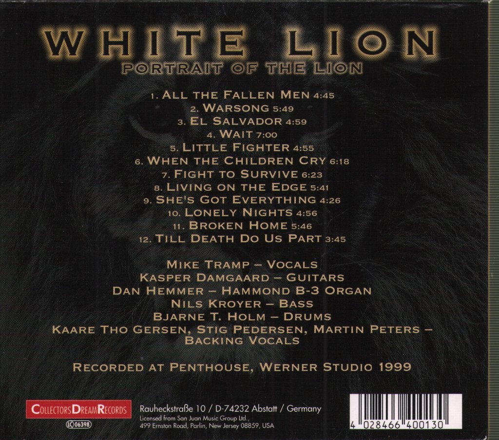 White Lion - Portrait Of The White Lion - Cd