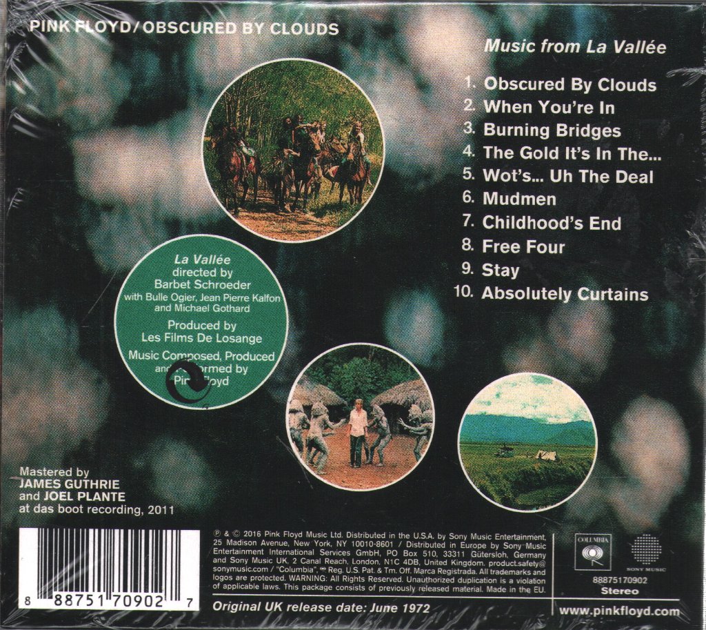 Pink Floyd - Obscured by Clouds - Cd