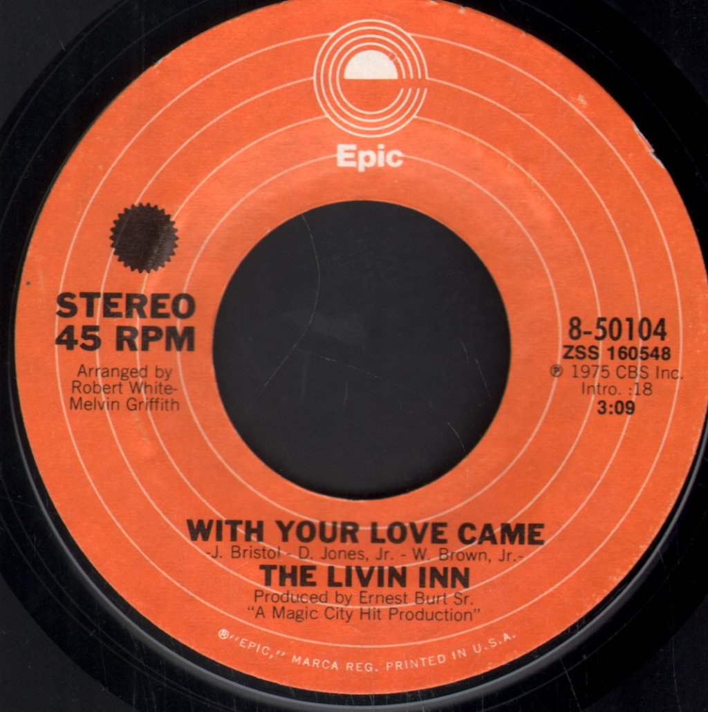 Livin Inn - It's Hard To Stop When I Start Lovin You - 7 Inch