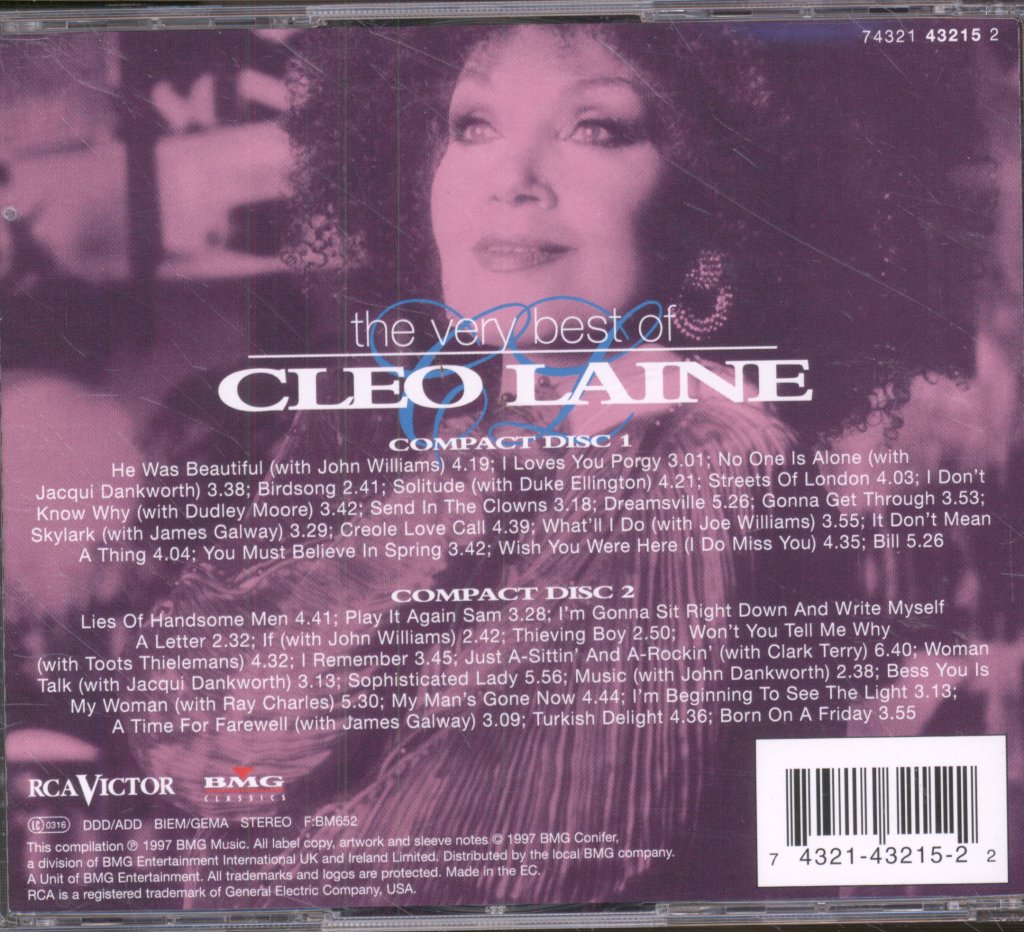 Cleo Laine - Very Best Of Cleo Laine - Double Cd