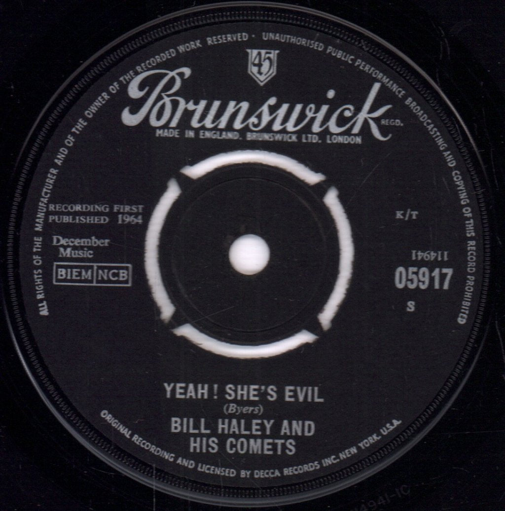 Bill Haley And His Comets - Green Door - 7 Inch
