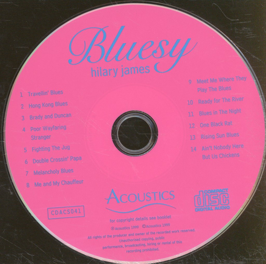Hilary James (blues) - Bluesy - Cd
