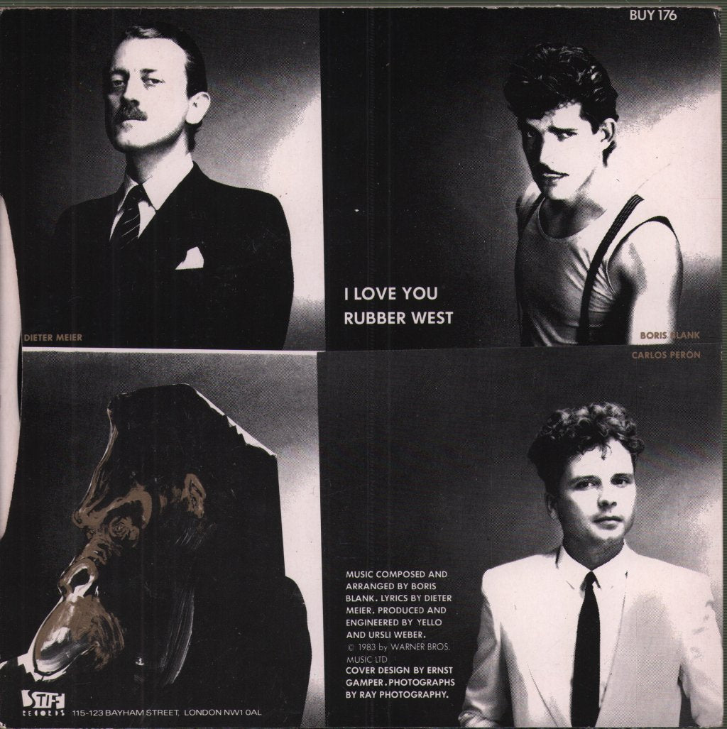 Yello - I Love You - 7 Inch