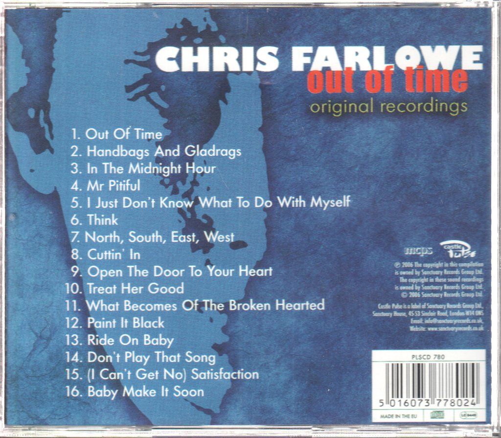 Chris Farlowe - Out Of Time - Cd