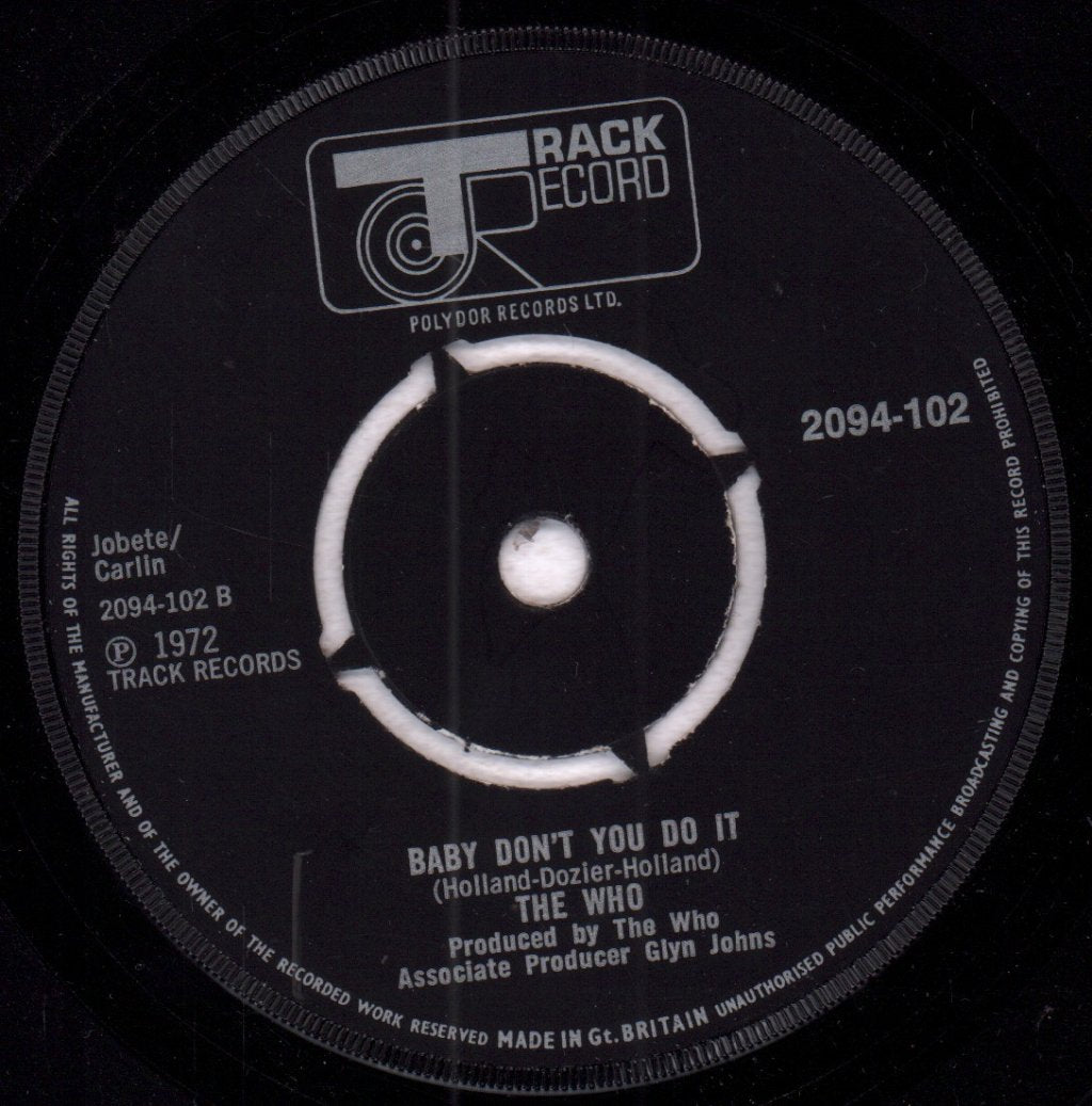 Who - Join Together - 7 Inch