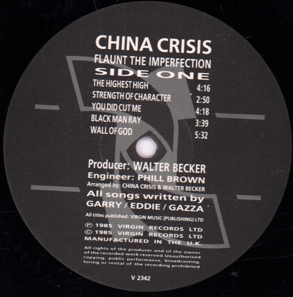 China Crisis - Flaunt The Imperfection - Lp