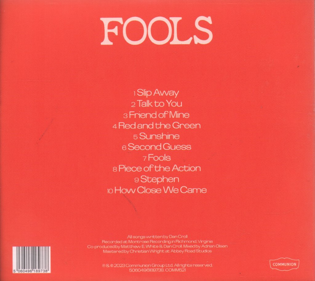 Dan Croll - Fools - Cd