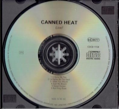 Canned Heat - Live! - Cd