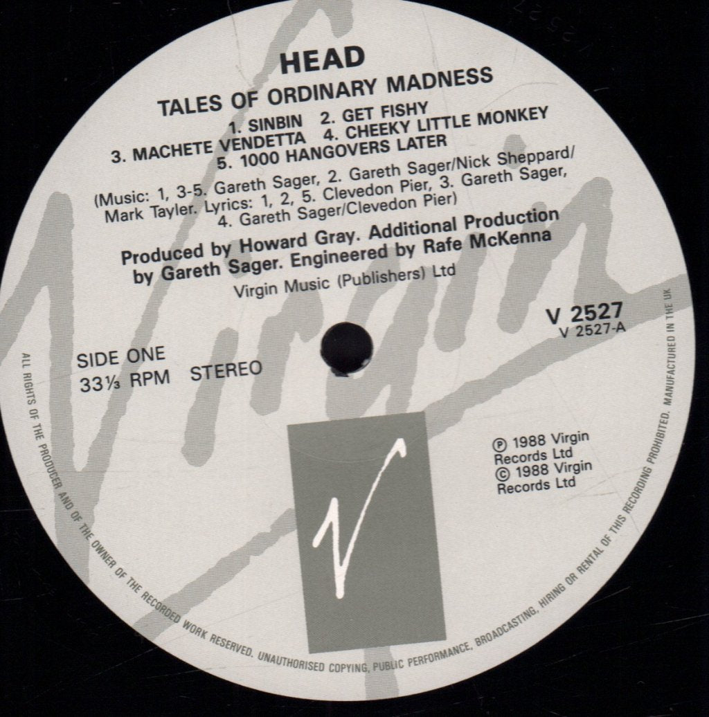 Head (80'S Group) - Tales Of Ordinary Madness - Lp