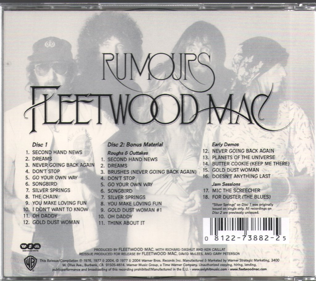 Fleetwood Mac - Rumours - Double Cd