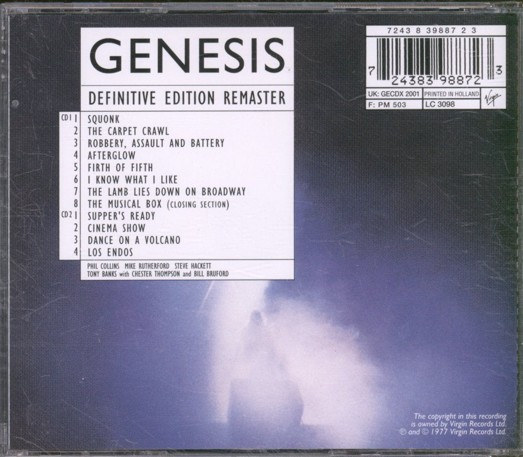 Genesis - Seconds Out - Double Cd