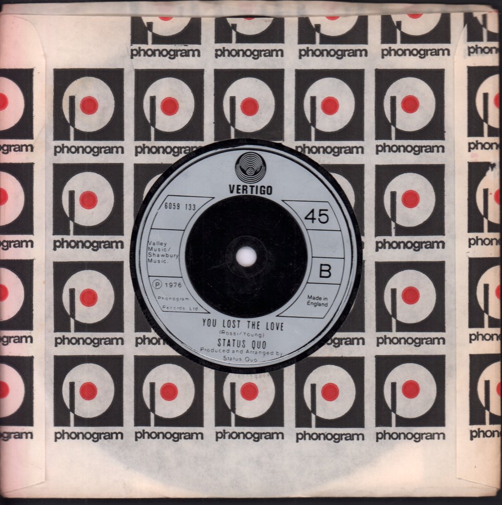 Status Quo - Rain - 7 Inch