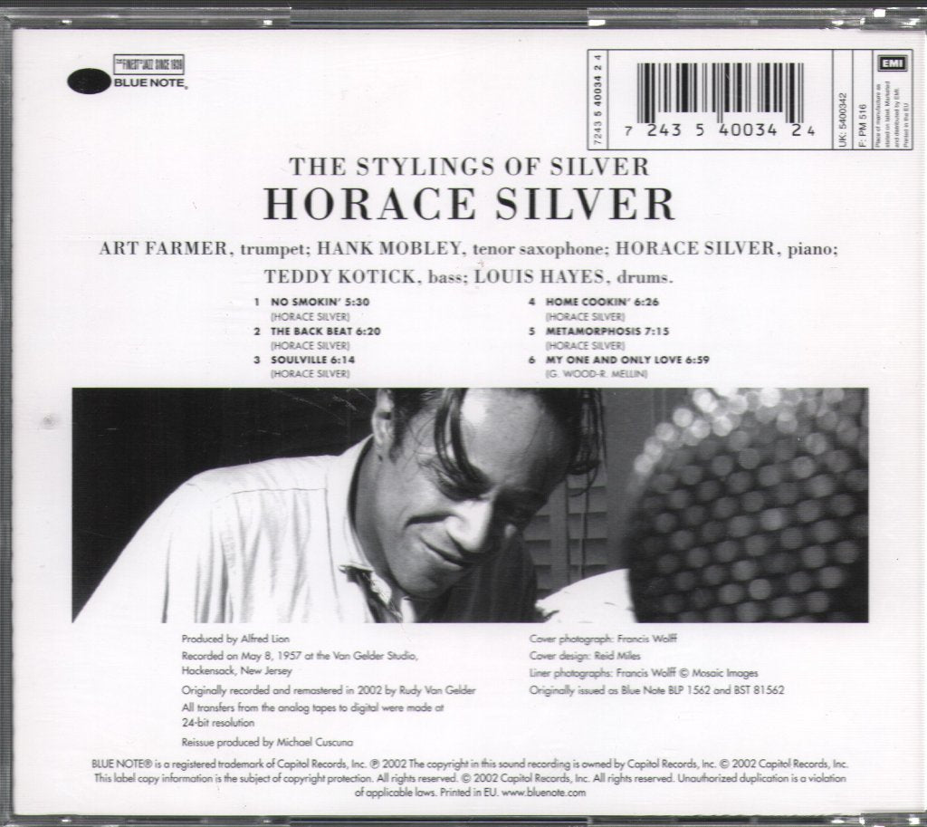 Horace Silver Quintet - Stylings Of Silver - Cd