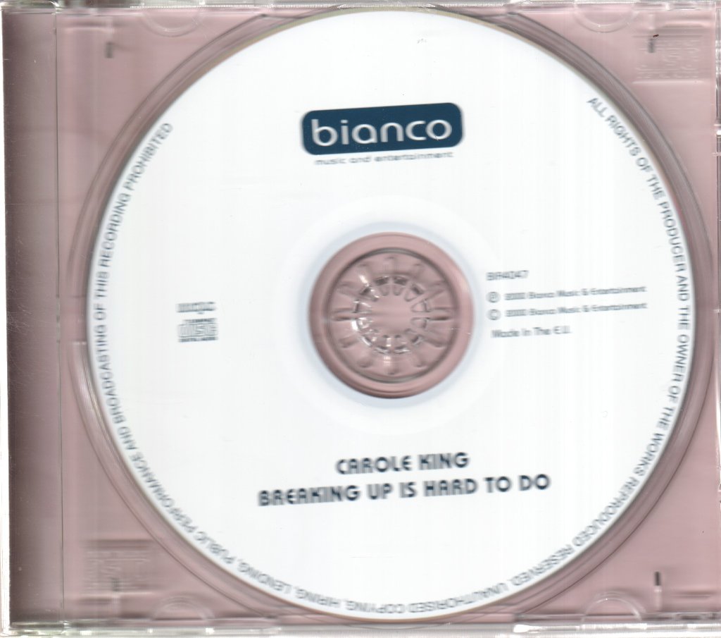 Carole King - Breaking Up Is Hard To Do - Cd