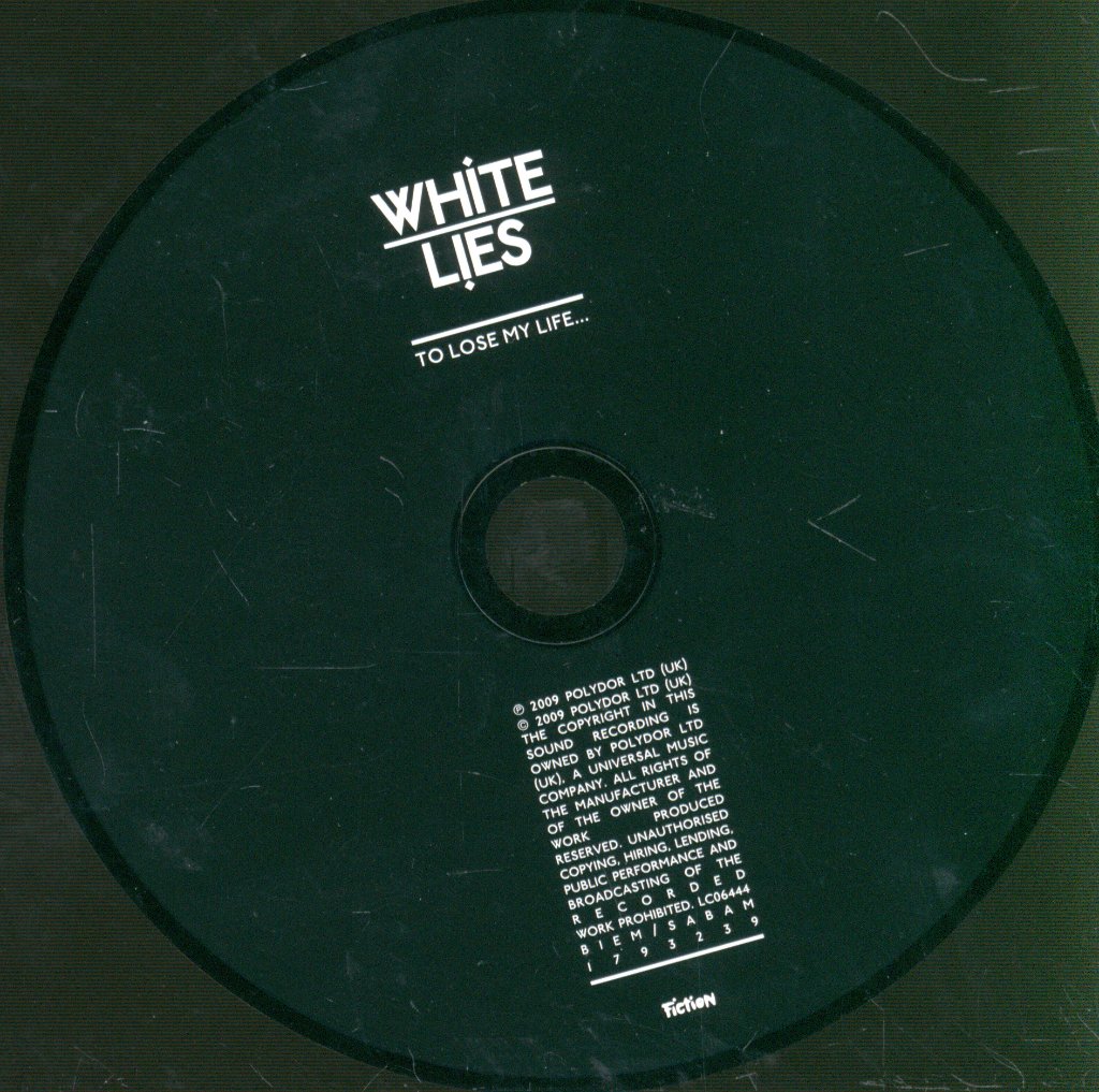 White Lies - To Lose My Life... - Cd