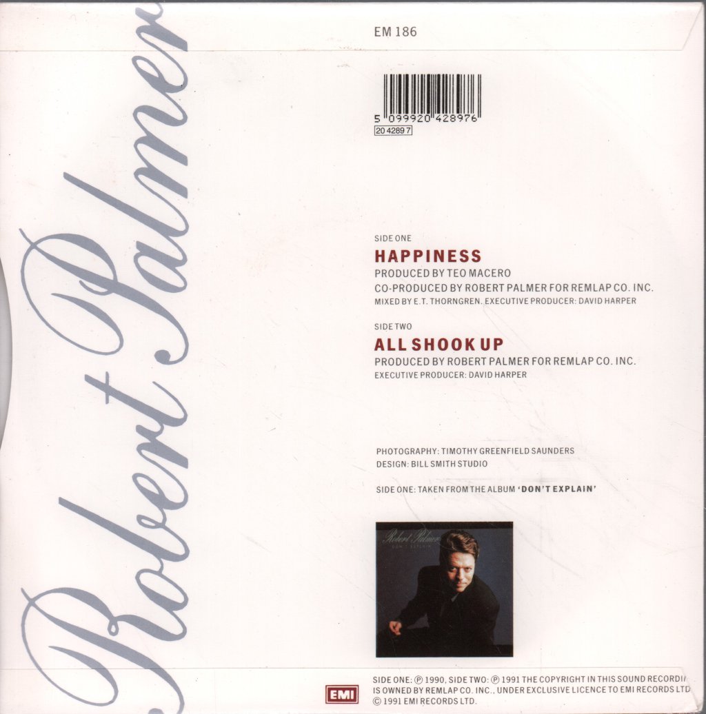 Robert Palmer - Happiness - 7 Inch