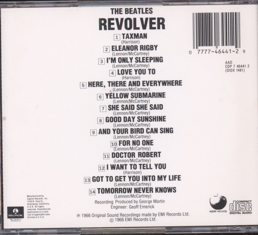 Beatles - Revolver - Cd