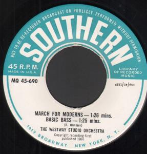 Westway Studio Orchestra - March For Moderns - 7 Inch