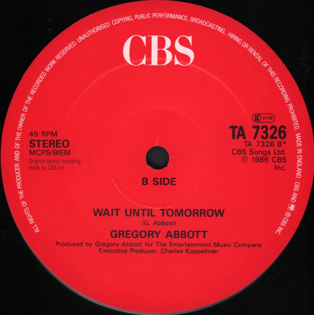 Gregory Abbott - Shake You Down - 12 Inch