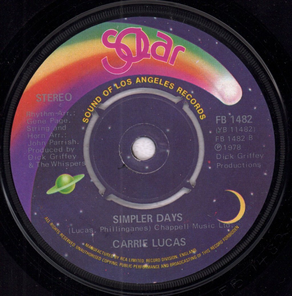 Carrie Lucas - Dance With You - 7 Inch