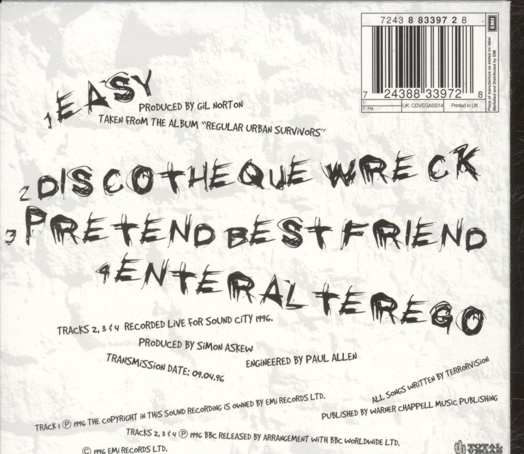 Terrorvision - Easy - Cd