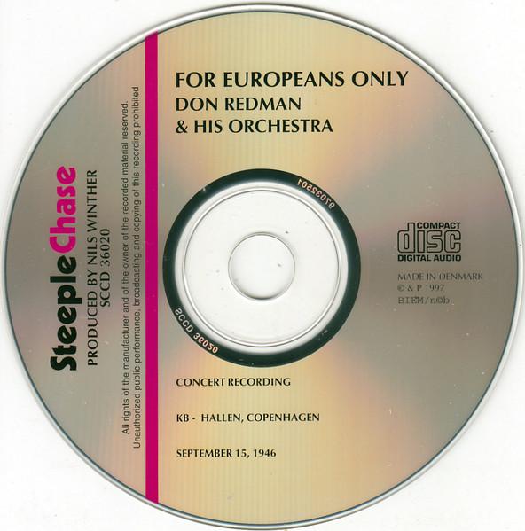 Don Redman And His Orchestra - For Europeans Only - Cd
