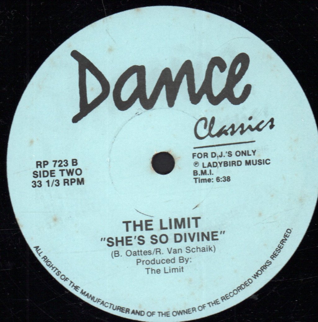 Ray Parker Jr. And Raydio / The Limit - It's Time To Party Now / She's So Divine - 12 Inch