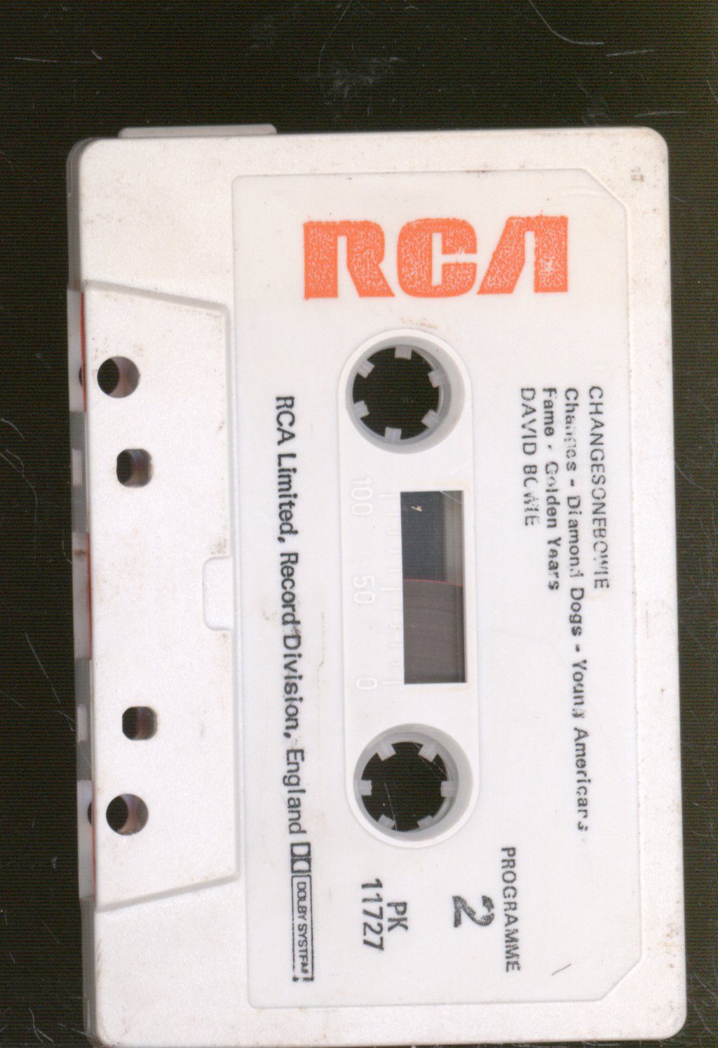 David Bowie - ChangesOneBowie - Cassette