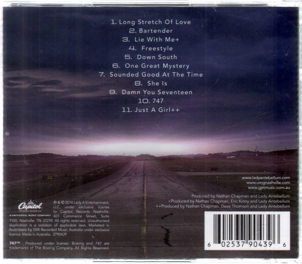 Lady Antebellum - 747 - Cd