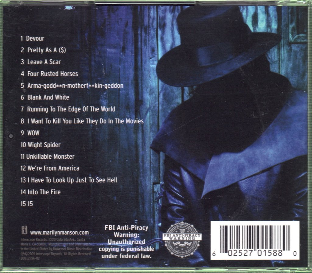 Marilyn Manson - High End Of Low - Cd