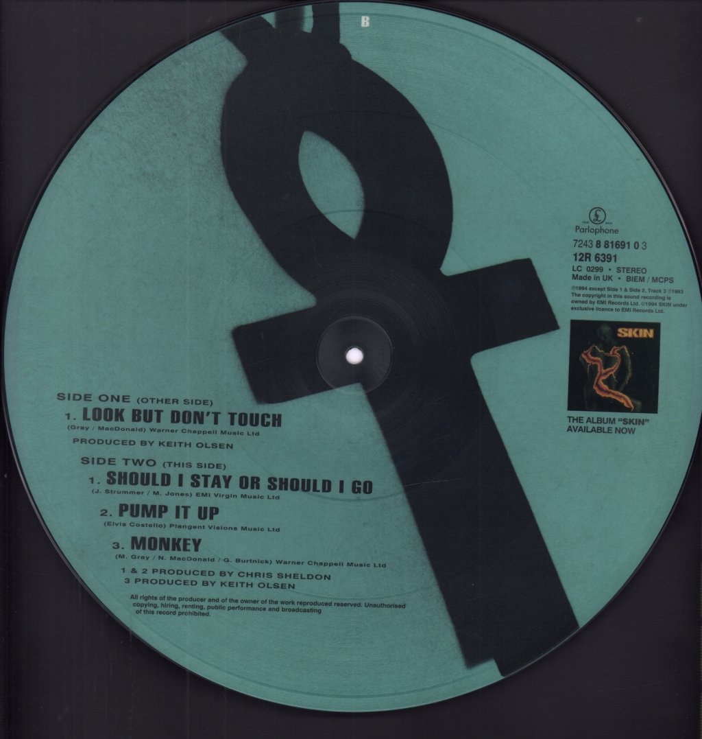 Skin (Rock/Metal Group) - Look But Don't Touch - 12 Inch