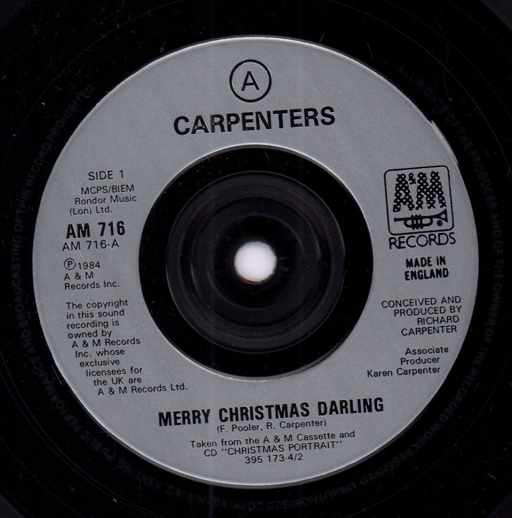 Carpenters - Merry Christmas Darling - 7 Inch