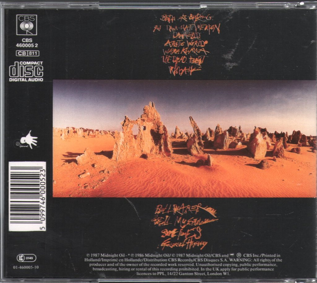 Midnight Oil - Diesel And Dust - Cd