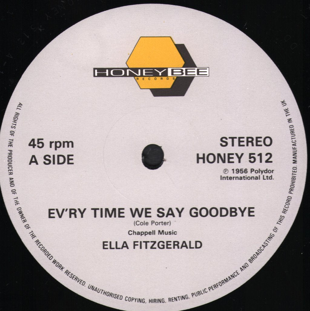 Ella Fitzgerald - Ev'ry Time We Say Goodbye - 12 Inch