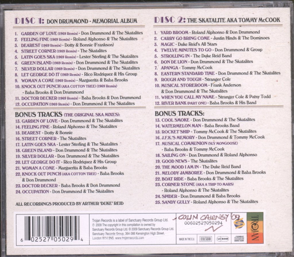 Don Drummond - Memorial Album - Double Cd