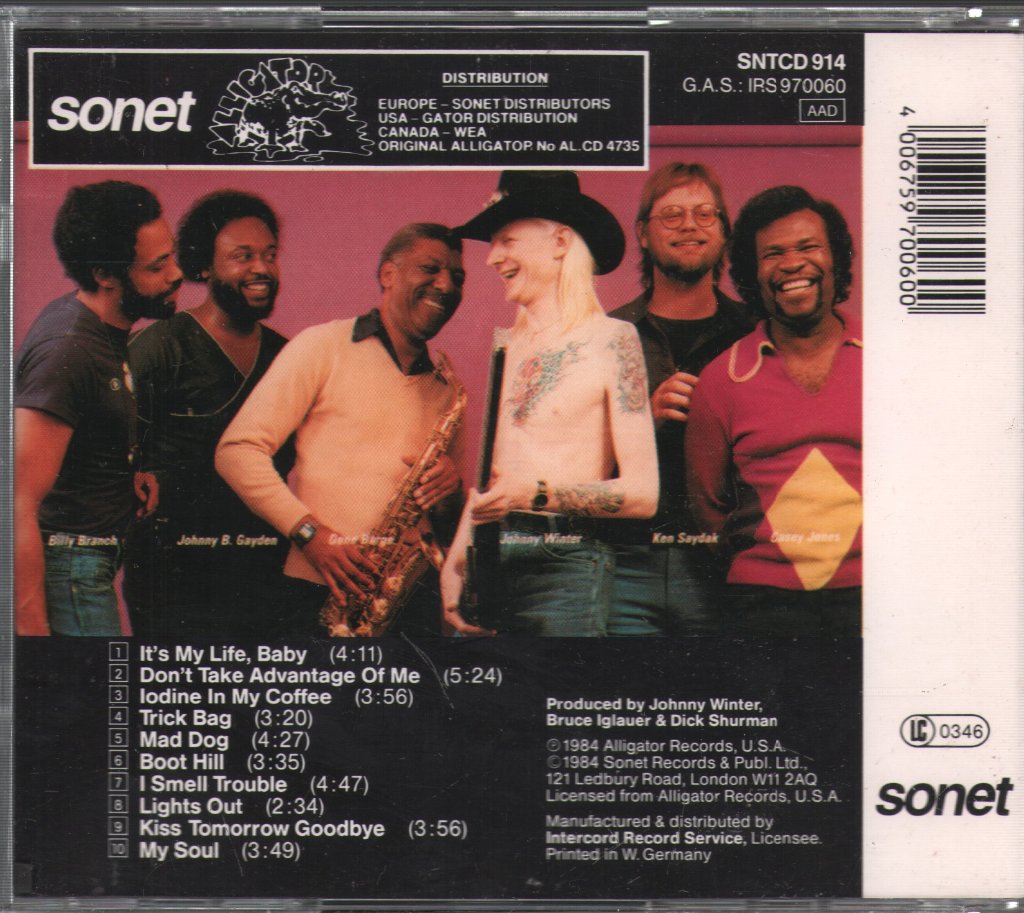 Johnny Winter - Guitar Slinger - Cd