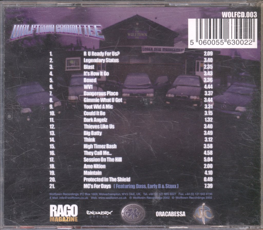 Wolftown Committee - Legendary Status - Cd
