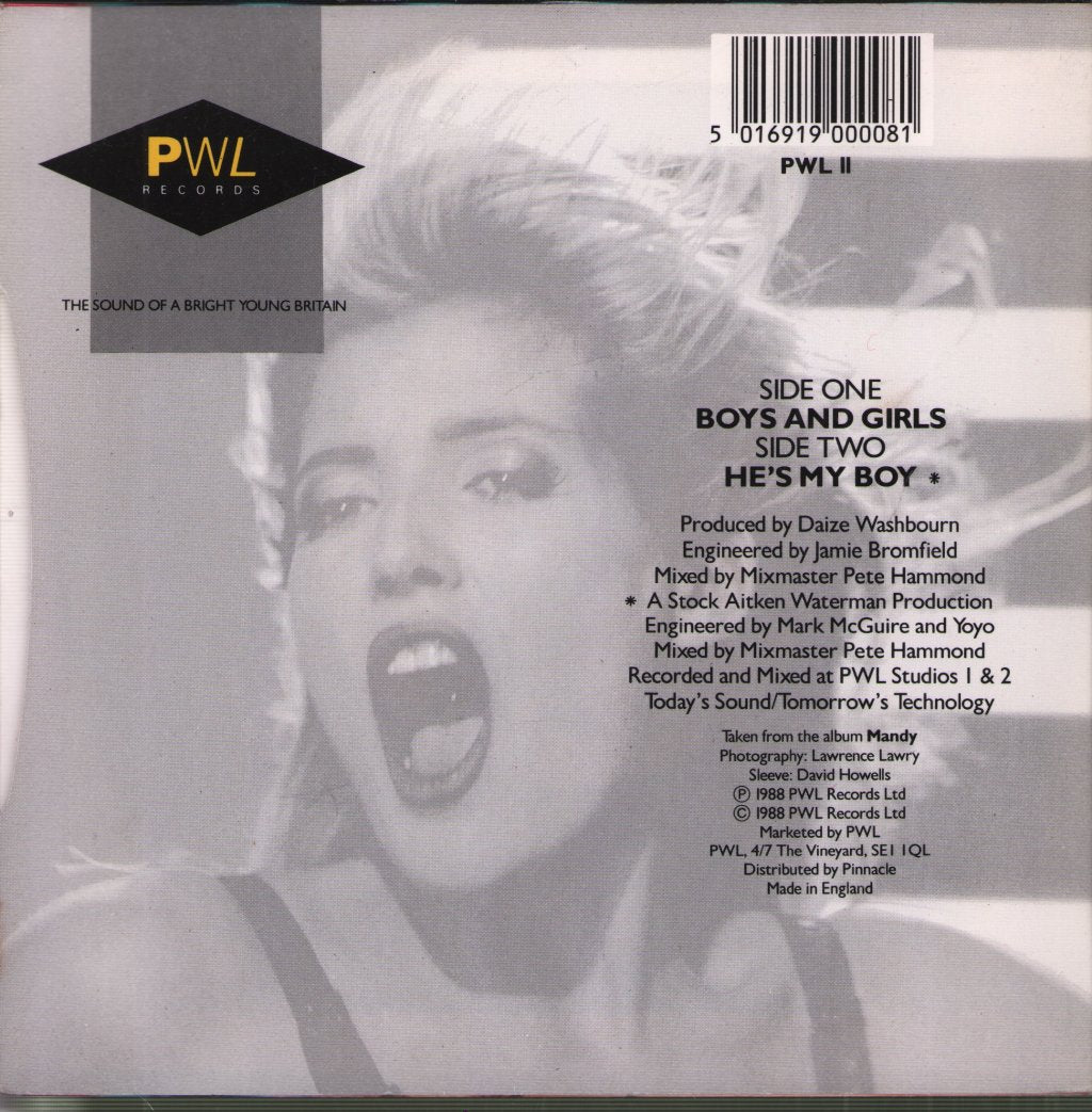 Mandy Smith - Boys And Girls - 7 Inch