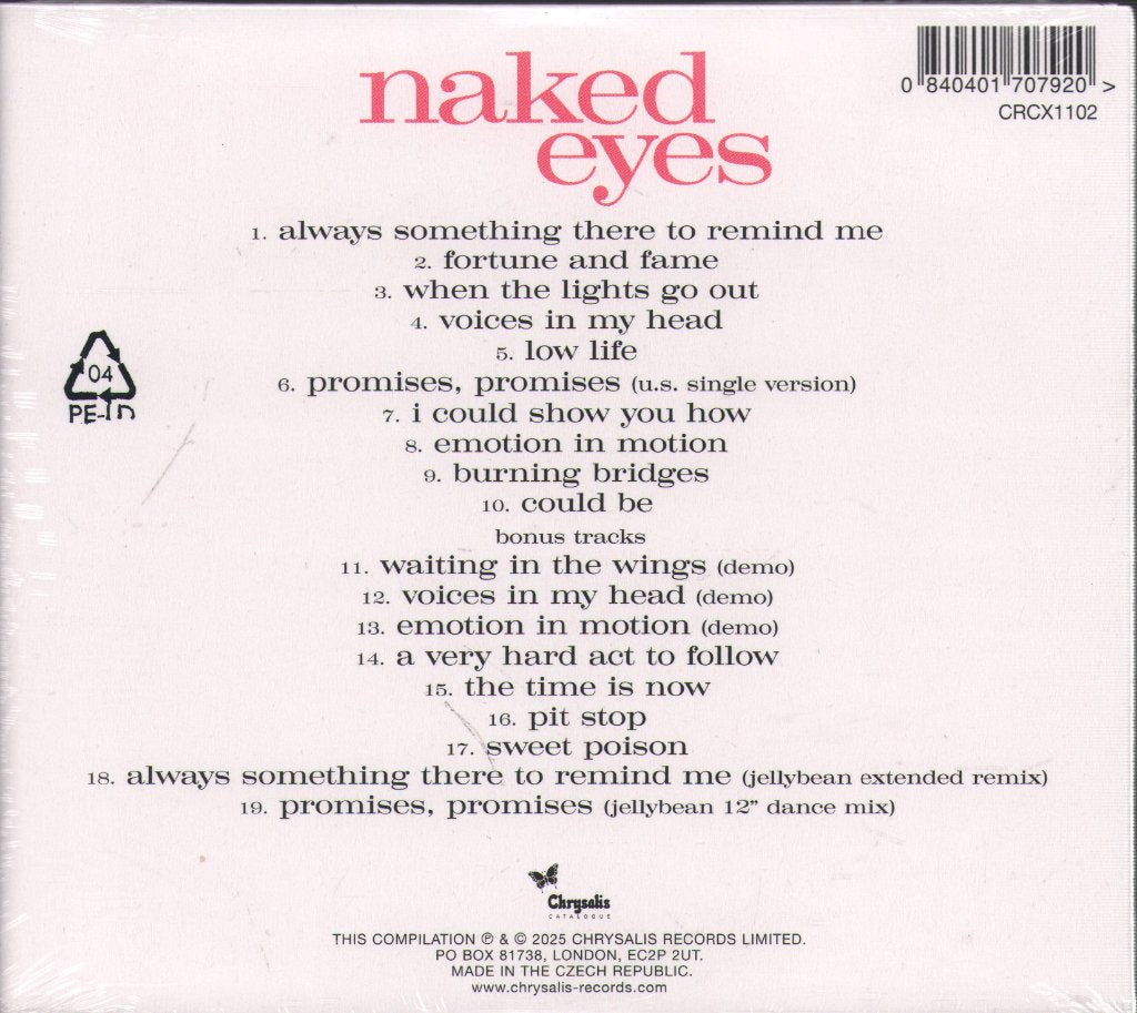 Naked Eyes - Naked Eyes - Cd