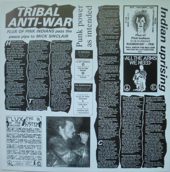 Flux Of Pink Indians - Not So Brave - Lp