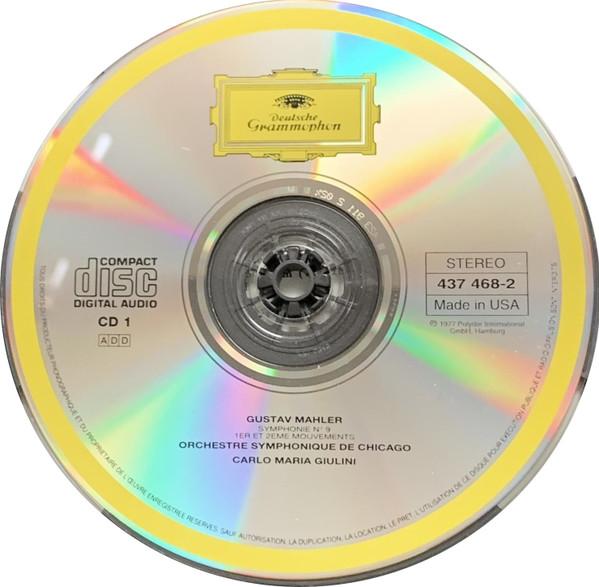 Chicago Symphony Orchestra, Carlo Maria Giulini - Mahler - Symphony Nº 9 - Double Cd