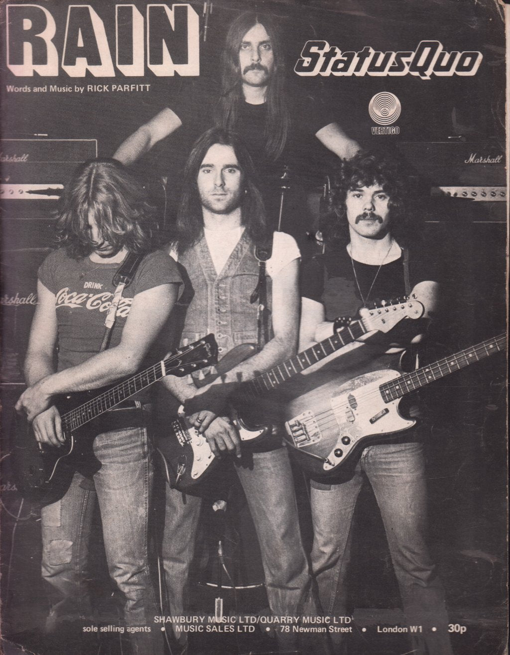 Status Quo - Rain - Sheet Music