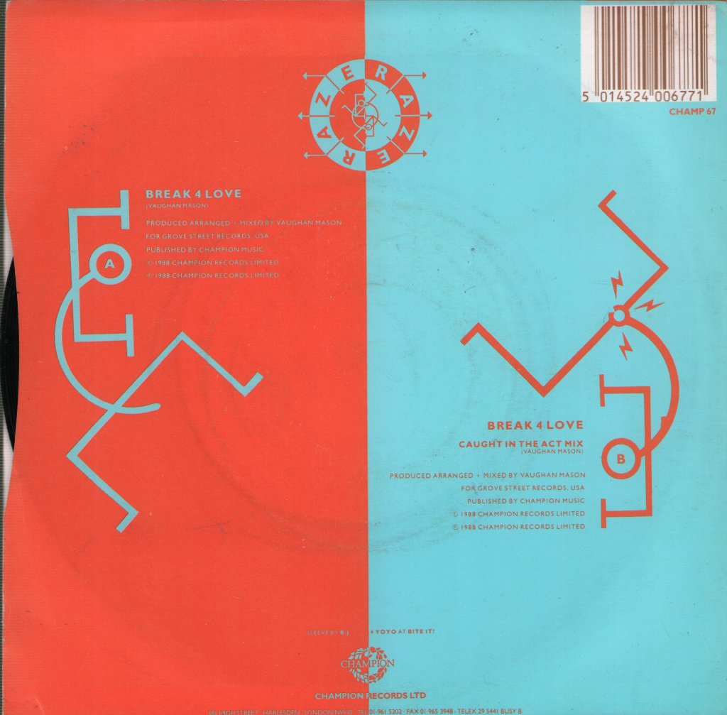 Raze - Break 4 Love - 7 Inch