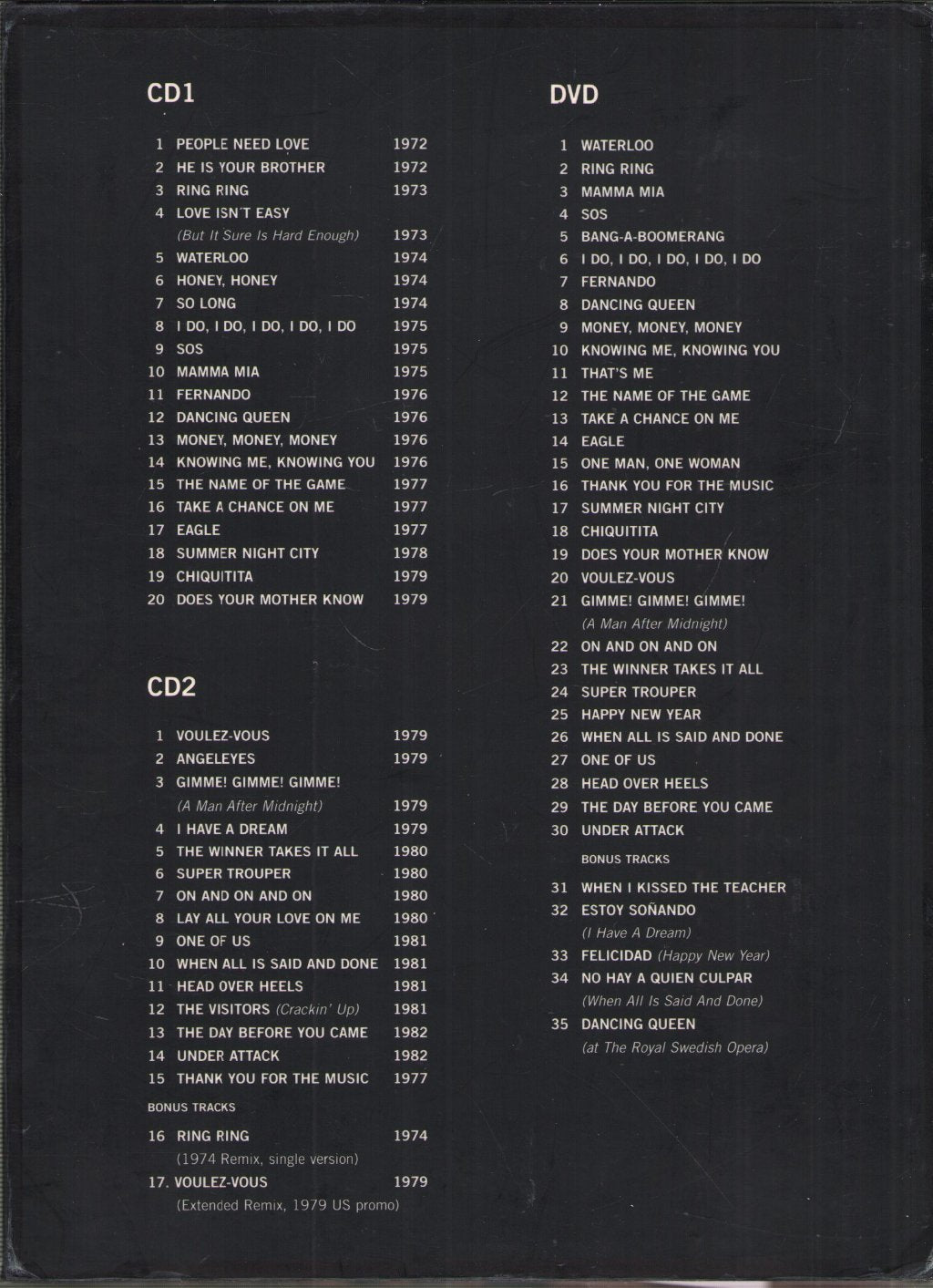 ABBA - Definitive Collection - Cd Set