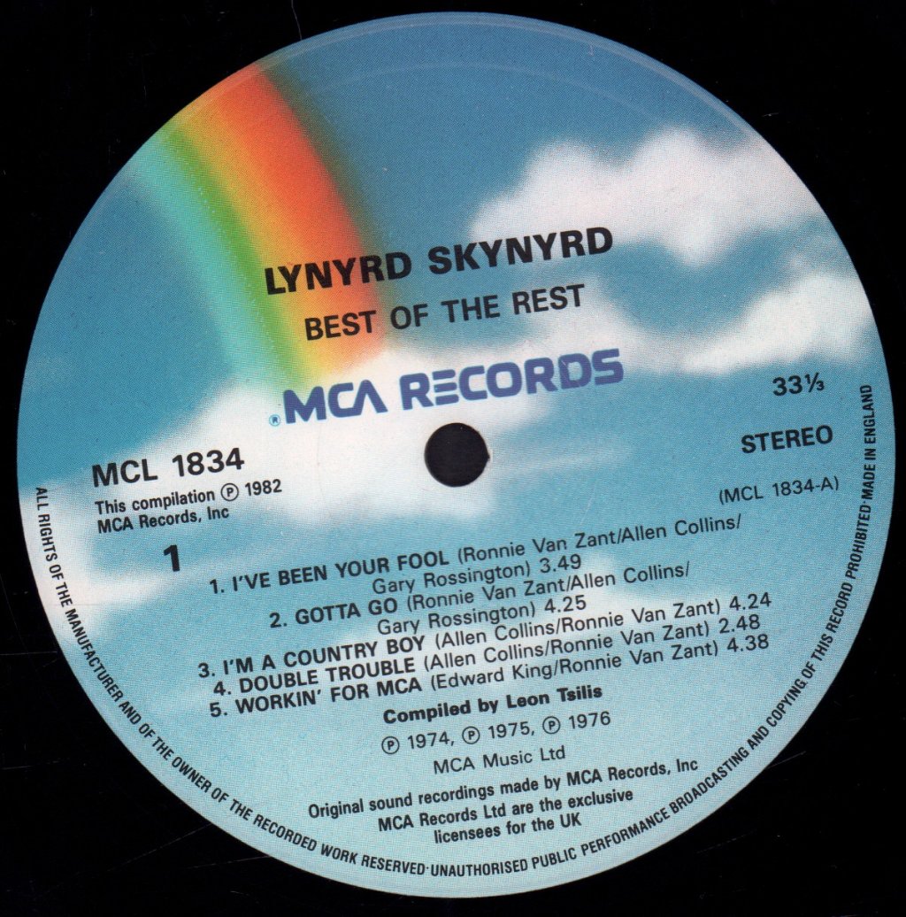 Lynyrd Skynyrd - Best Of The Rest - Lp