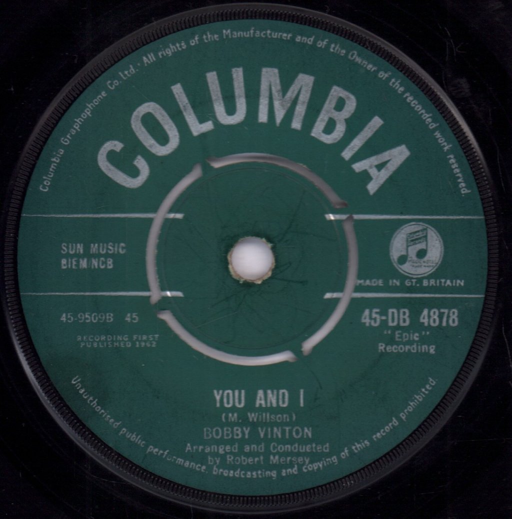 Bobby Vinton - Roses Are Red - 7 Inch