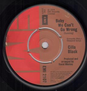 Cilla Black - Baby We Can't Go Wrong - 7 Inch
