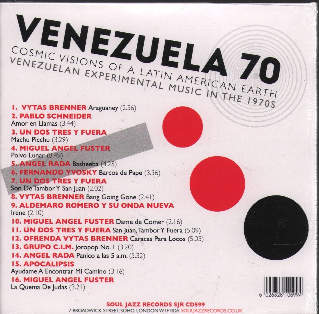 Various Artists - Venezuela 70: Cosmic Visions of A Latin American Earth - Venezuelan Experimental Rock In the 1970s - Cd