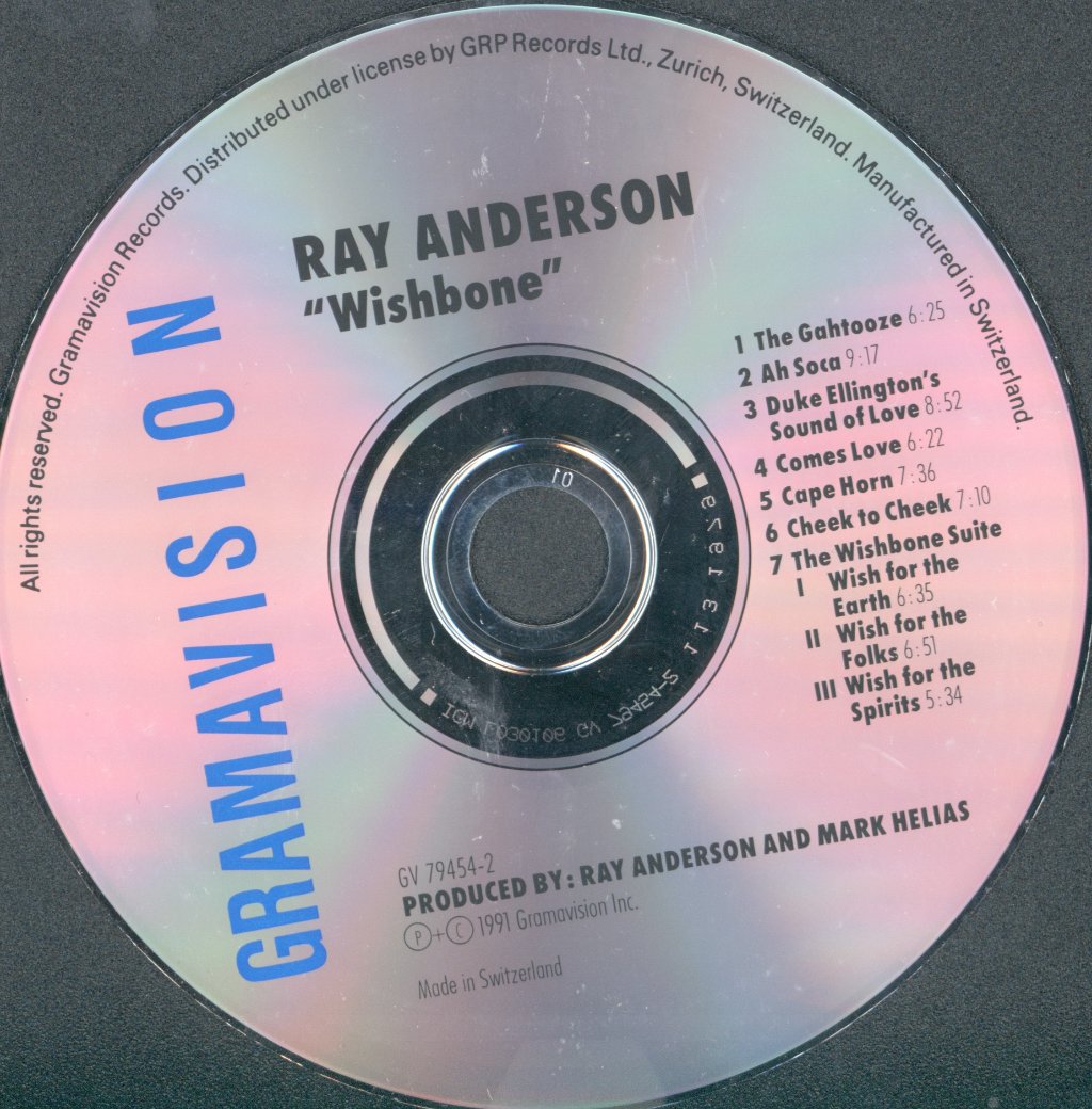Ray Anderson - Wishbone - Cd