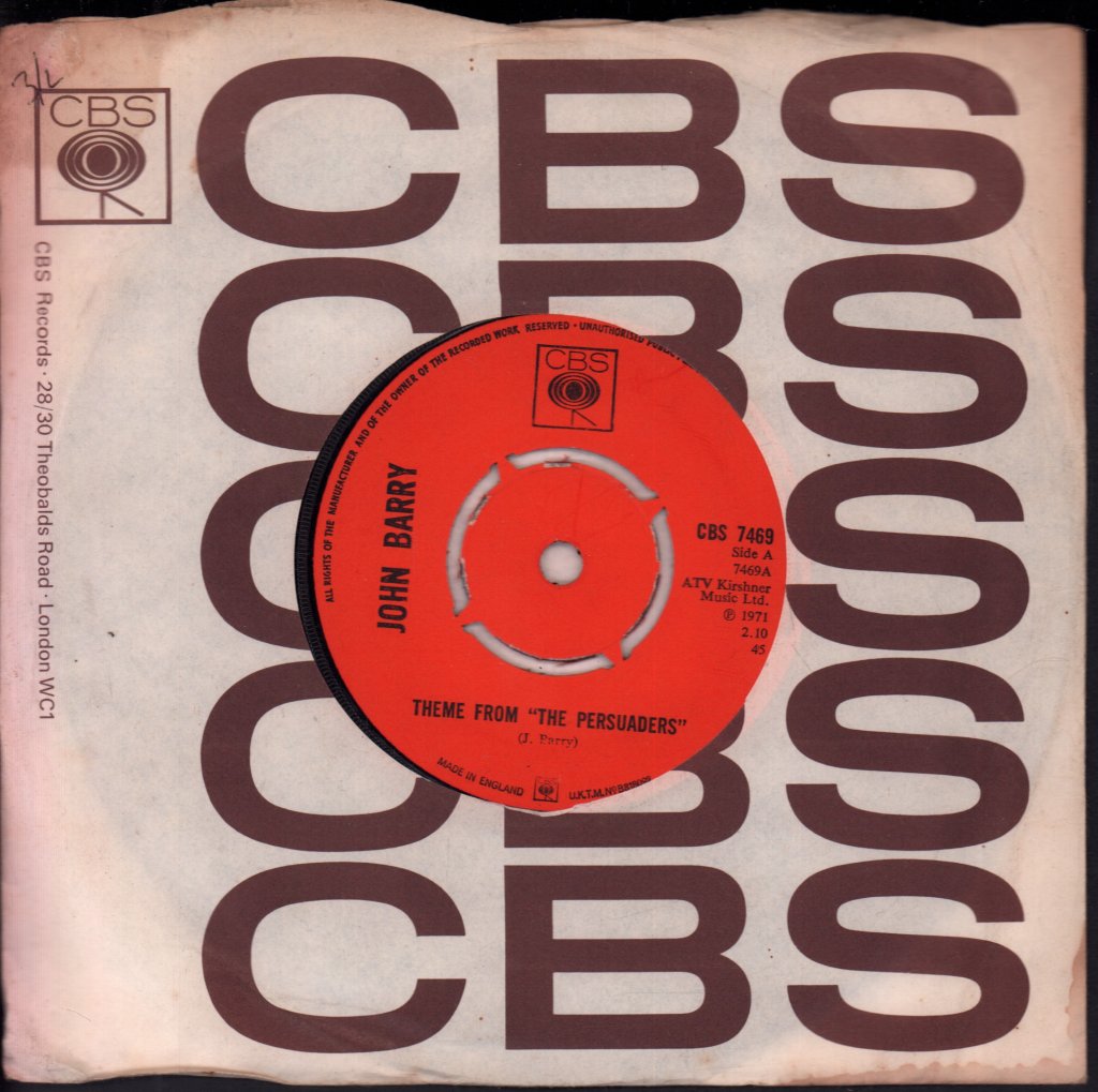 John Barry (Soundtracks) - Theme From The Persuaders - 7 Inch